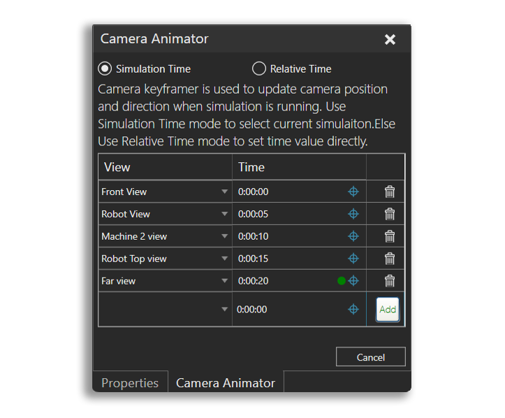 Camera Animator in Visual Components 4.1