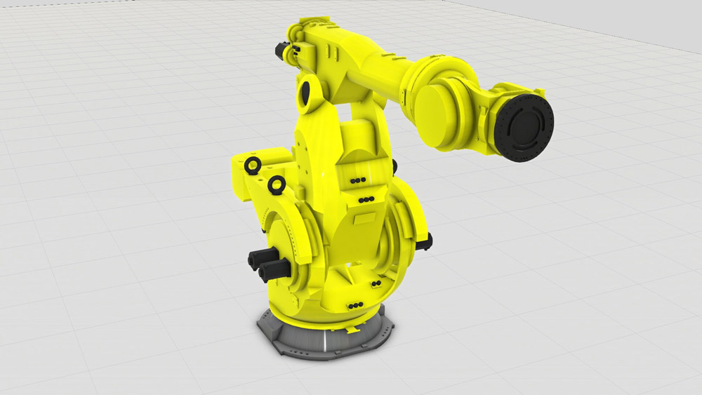 The new Fanuc component addition to Visual Components eCatalog in November 2017