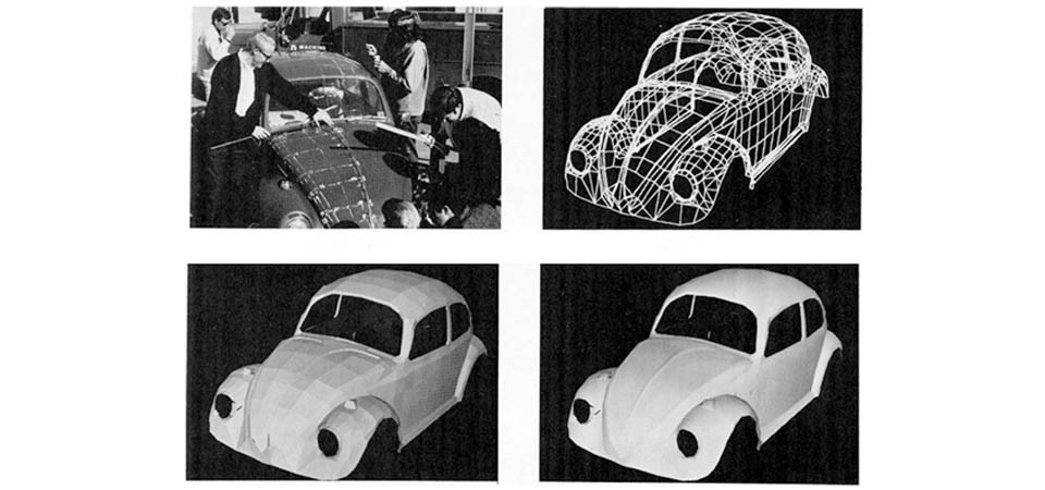 Simulation model of an old Volkswagen