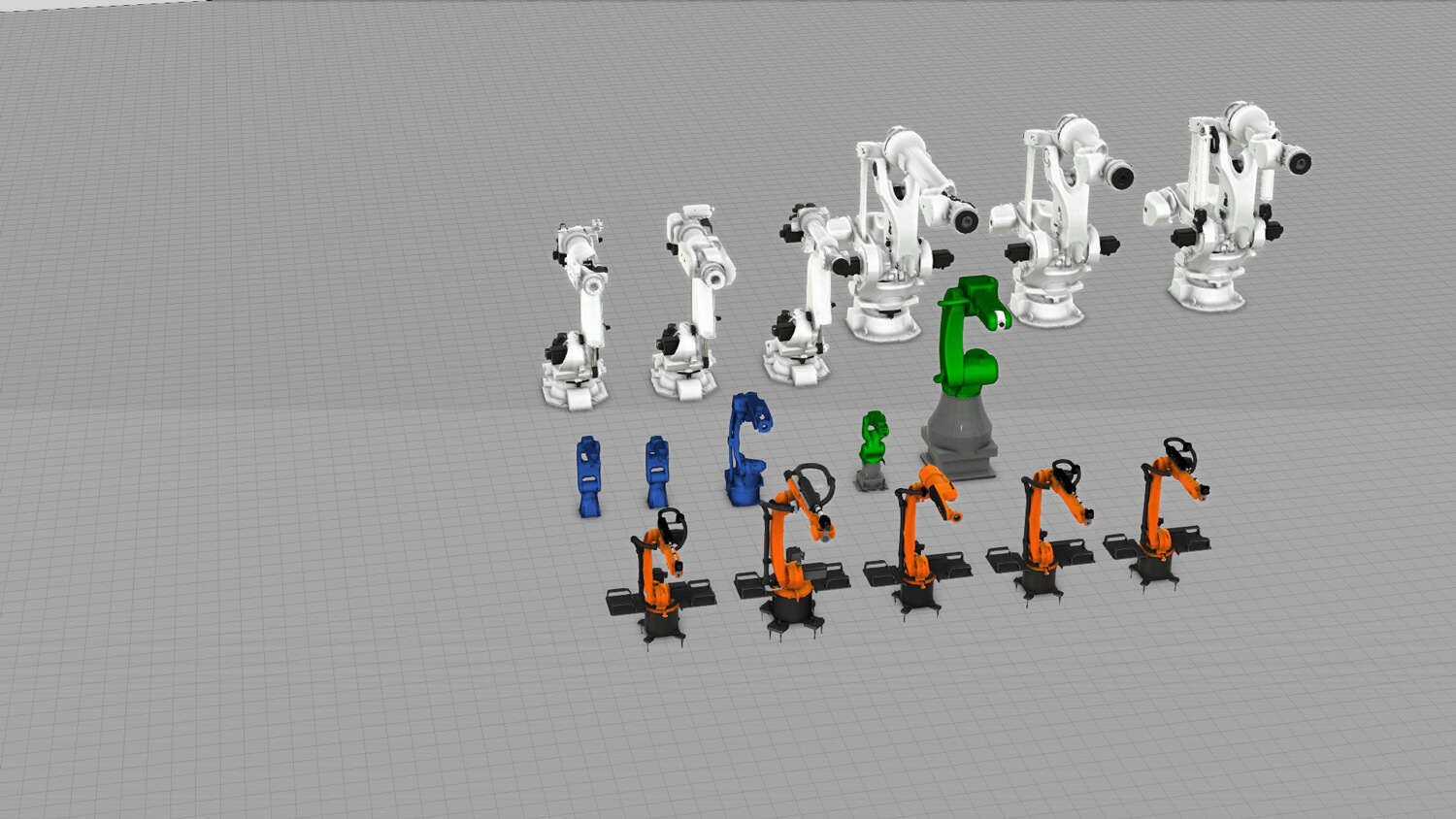 some of the new robot additions to eCatalog