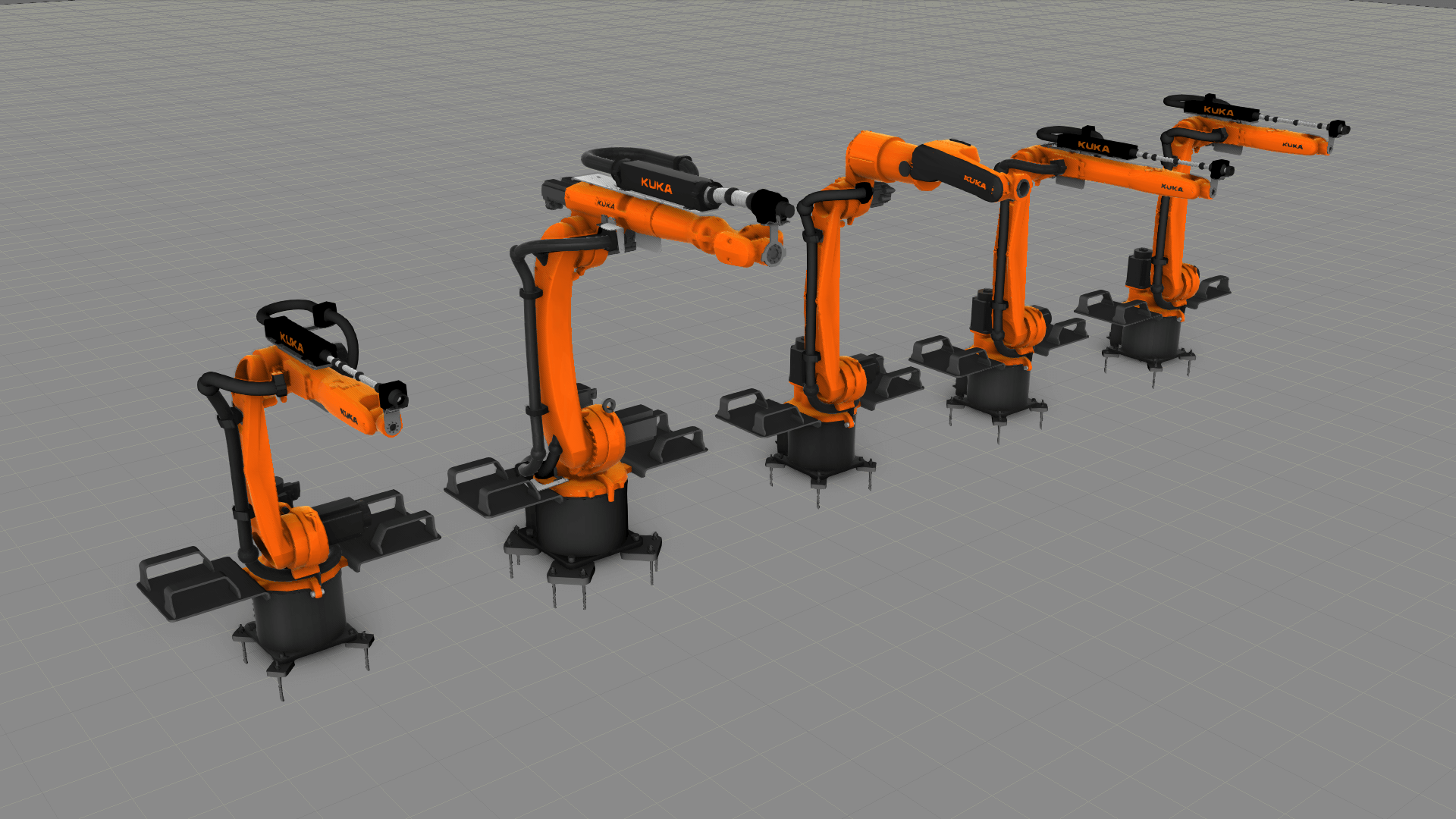 Collection of new Kuka robots in eCatalog